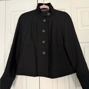 Banana Republic Black Cape Jacket